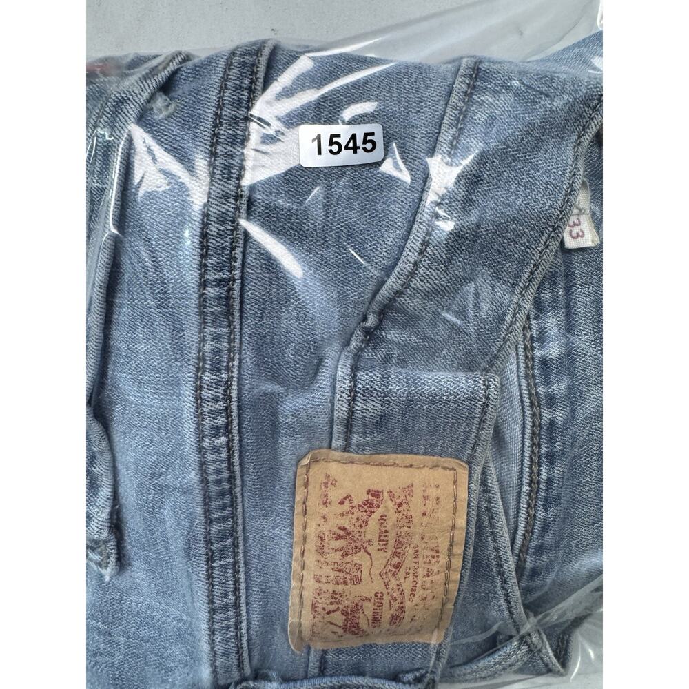 Levi’s 505 Straight Jeans Floral Embroidered Women’s Size 33 Light Wash - Picture 15 of 16